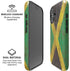 Jamaican Flag Dark Wood iPhone 17 Magsafe Impact Case